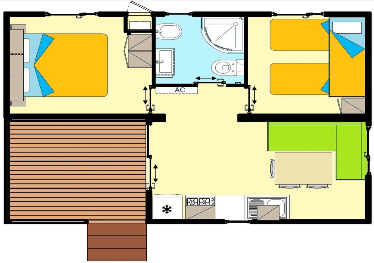 Villa Al Mare Camping - 4 Stelle คาวัลลิโน-เตรปอร์ติ ภายนอก รูปภาพ