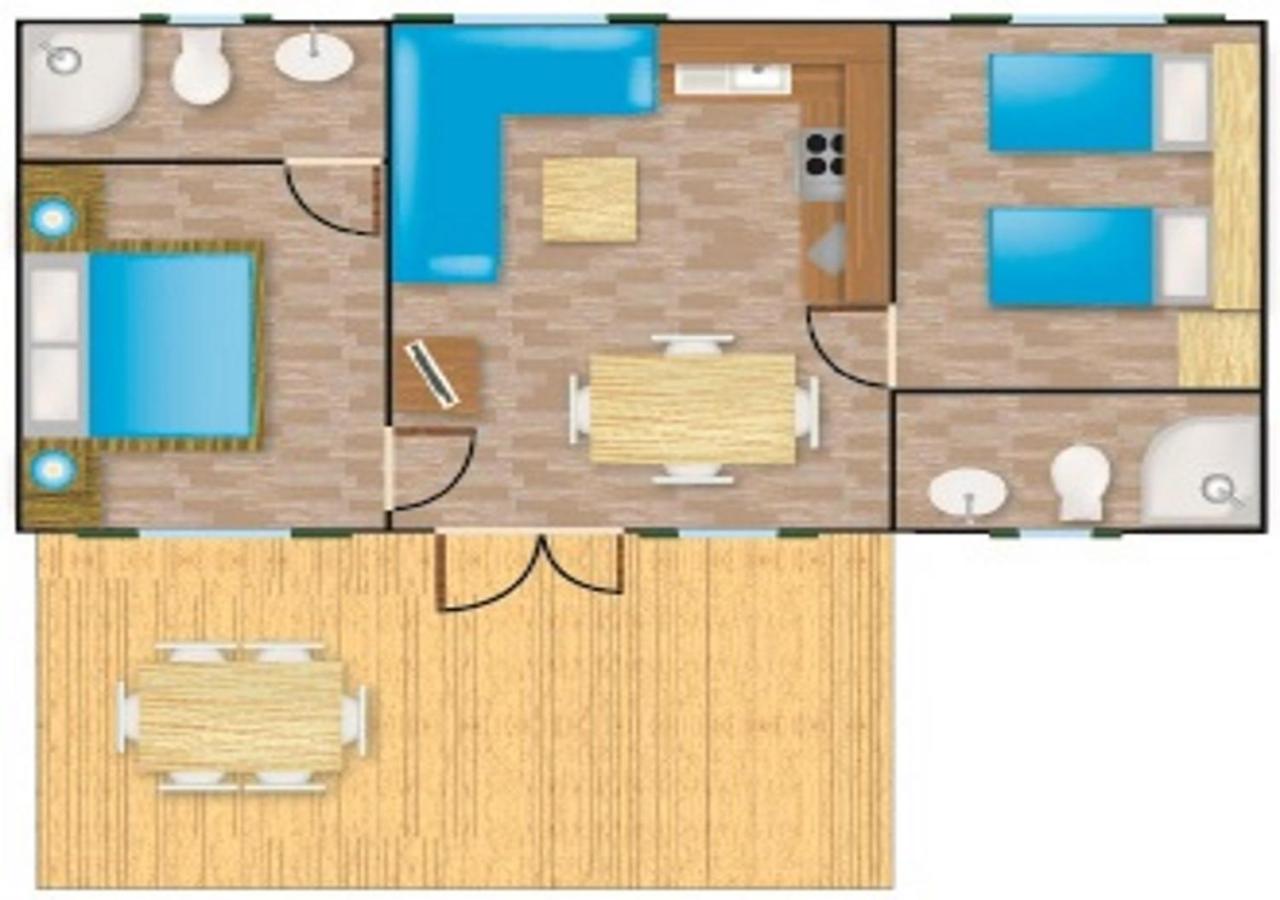 Villa Al Mare Camping - 4 Stelle คาวัลลิโน-เตรปอร์ติ ภายนอก รูปภาพ